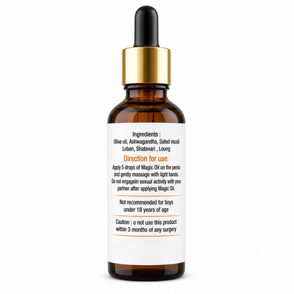 Magic Oil - Natural Men's Massage Oil (Chemical-Free)